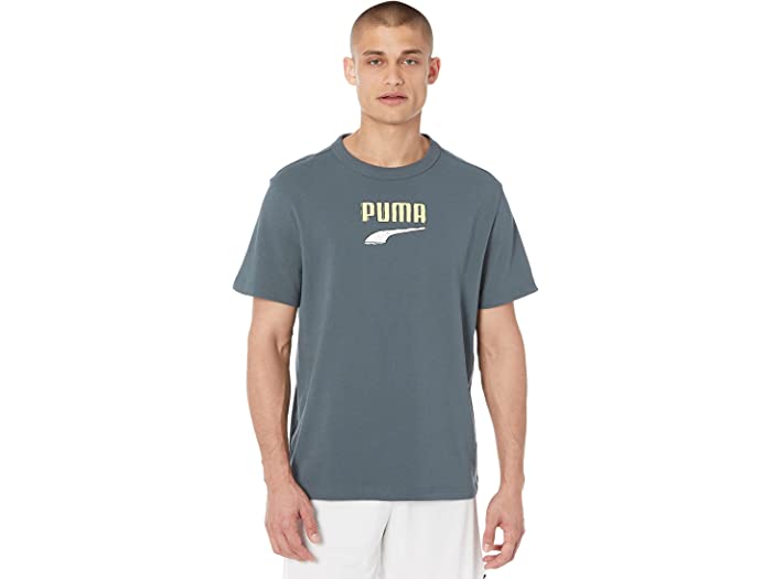 (取寄) プーマ メンズ ダウンタウン ロゴ ティー PUMA men PUMA Downtown Logo Tee Dark Slateのサムネイル