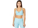 () [GtV[ fB[X Xgbv X|[c u UFC women Strappy Sports Bra Porcelain Blue