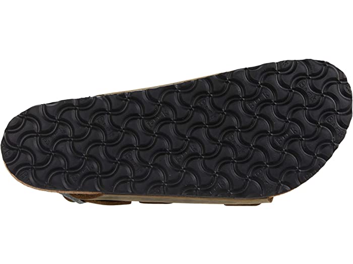 (取寄) ビルケンシュトック ミラノ - レザー ソフト フットベッド (ユニセックス) Birkenstock Milano - Leather Soft Footbed (Unisex) Faded Khaki Oiled Leather