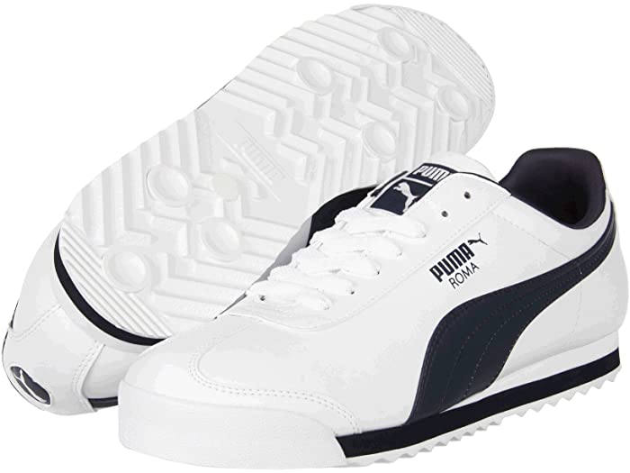 (取寄) プーマ メンズ ローマ ベーシック PUMA men PUMA Roma Basic White/New Navy