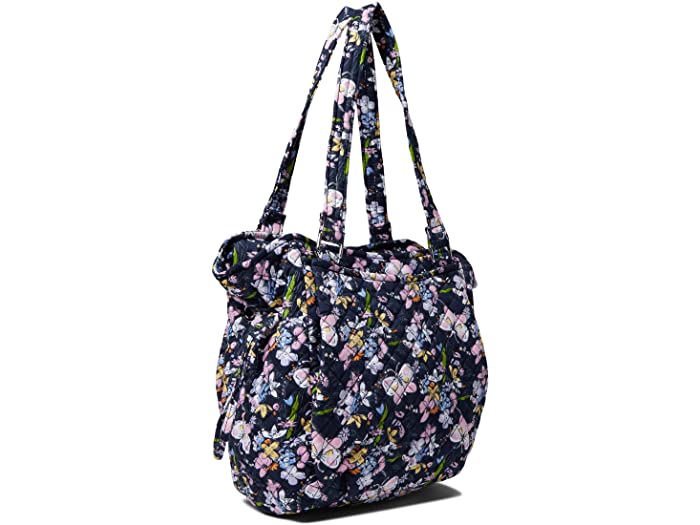 (取寄) ヴェラ ブラッドリー レディース グレンナ サッチェル Vera Bradley women Glenna Satchel Bloom Boom Navy - Recycled Cotton