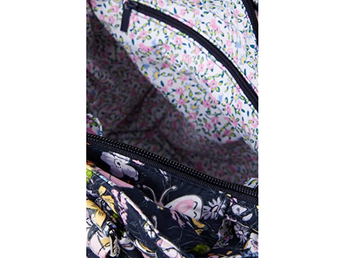 (取寄) ヴェラ ブラッドリー レディース グレンナ サッチェル Vera Bradley women Glenna Satchel Bloom Boom Navy - Recycled Cotton