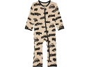 (取寄) キッキー パンツ キッズ キッズ プリント カバーオール ウィズ ジッパー (インファント) Kickee Pants Kids kids Print Coverall with Zipper (Infant) Burlap Vintage Cars