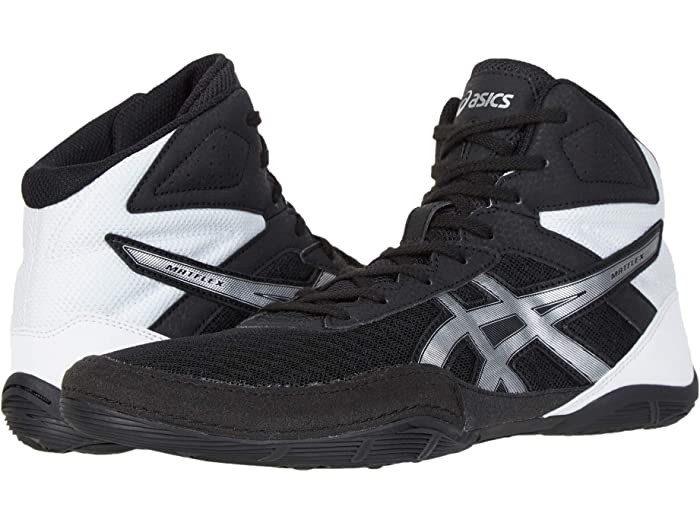 アシックス メンズ レスリングシューズ マットフレックス 6 ブラック ASICS Men's Matflex 6 Black/Silver 1081A021-…