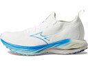 (取寄) ミズノ レディース ウェーブ ネオ ウィンド Mizuno women Wave Neo Wind Undyed White/Peace Blue