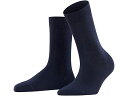 (取寄) ファルケ レディース ファミリー コットン クルー ソックス Falke women Falke Family Cotton Crew Socks Dark Navy