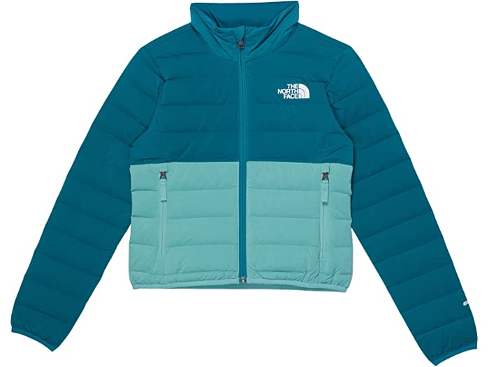 () Ρե 󥸥㥱å å 륺 ٥ӥ塼 ȥå The North Face Kids girls The North Face Kids Belleview Stretch Down Jacket Harbor Blue