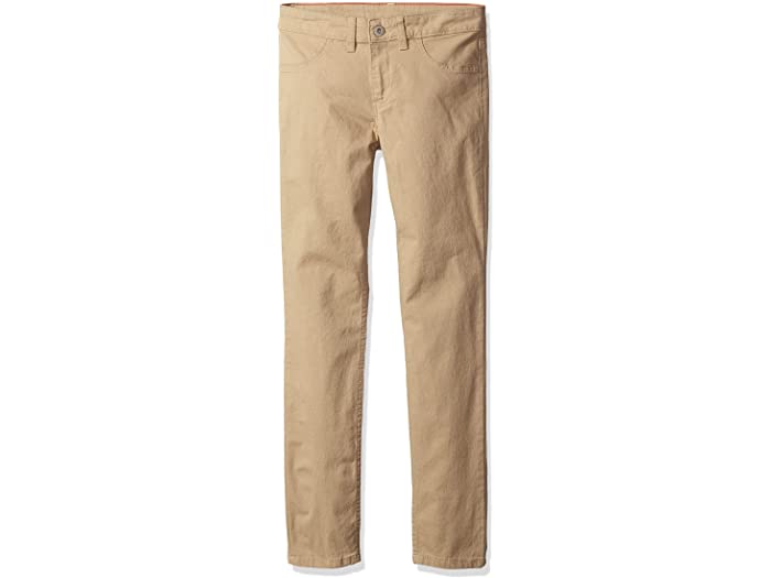 (取寄) ディッキーズ ビッグ ガールズ スーパー スキニー ストレッチ パンツ Dickies Big Girls Super Skinny Stretch Pant Rinsed Desert Sand