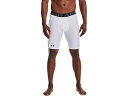 (取寄) アンダーアーマー メンズ ヒートギア アーマー ロング ショーツ Under Armour men Heatgear Armour Long Shorts White/Black