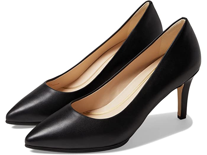 (取寄) コールハーン レディース グランド アンビション ポンプ (75 mm) Cole Haan women Cole Haan Grand Ambition Pump (75 mm) Black Leather