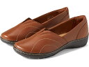 (取寄) クラークス レディース コラ メドウ Clarks women Clarks Cora Meadow Dark Tan Leather