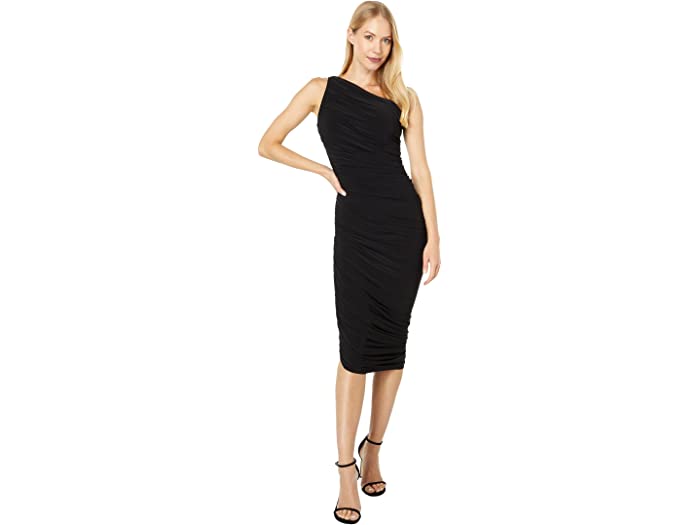 () Ρ ޥ ǥ ǥ ɥ쥹 ȥ ˡ Norma Kamali women Norma Kamali Diana Dress To Knee Black