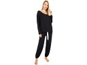 (取寄) エバージェイ レディース ジゼル スロウチ パジャマ セット Eberjey women Gisele Slouchy Pajama Set Blac...