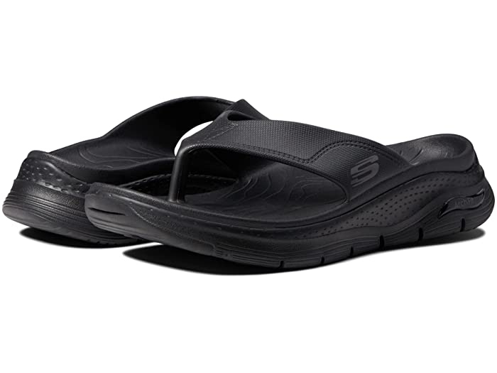 (取寄) スケッチャーズ メンズ フォーミーズ アーチ フィット 3 ポイント サンダル SKECHERS men Foamies Arch Fit 3 Point Sandal Black