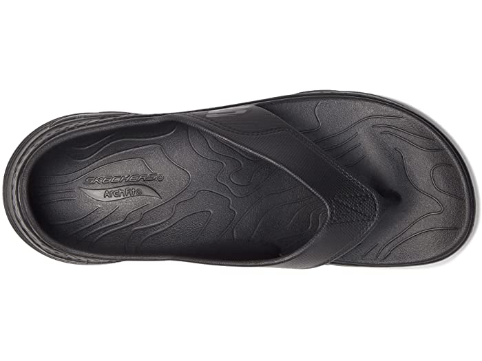 (取寄) スケッチャーズ メンズ フォーミーズ アーチ フィット 3 ポイント サンダル SKECHERS men Foamies Arch Fit 3 Point Sandal Black