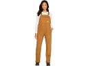 (取寄) カーハート レディース クロフォード ダブル フロント ビブ オーバーオール Carhartt women Carhartt Crawford Double Front Bib Overalls Carhartt Brown