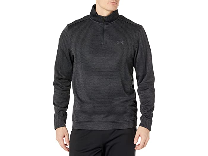 (取寄) アンダーアーマー ゴルフウェア メンズ ストーム セーター フリース 1/4 ジップ Under Armour Golf men Under Armour Golf Storm Sweater Fleece 1/4 Zip Black/Black その1