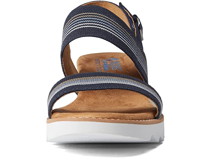(取寄) ボブス スケッチャーズ レディース デザート キス ハイ BOBS from SKECHERS women Desert Kiss Hi Navy Multi