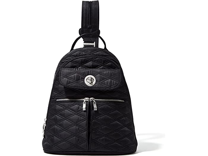 () obK[j fB[X lCvY Ro[`u obNpbN Baggallini women Baggallini Naples Convertible Backpack Black Quilt