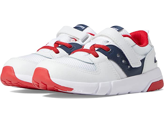 (取寄) サッカニー キッズ ボーイズ オリジナルス ジャズ ライト 2.0 (トドラー/リトル キッド) Saucony Kids boys Saucony Kids Originals Jazz Lite 2.0 (Toddler/Little Kid) White/Navy/Red