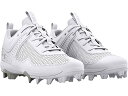 (取寄) アンダーアーマー シューズ キッズ グライド ソフトボール クリート Under Armour Kids girls Glyde Softball Cleat (Toddler/Little Kid/Big Kid) White/White