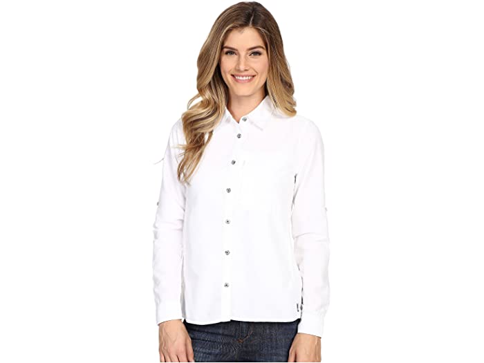 (取寄) マウンテンハードウェア レディース キャニオン ロング スリーブ シャツ Mountain Hardwear women Mountain Hardwear Canyon Long Sleeve Shirt White