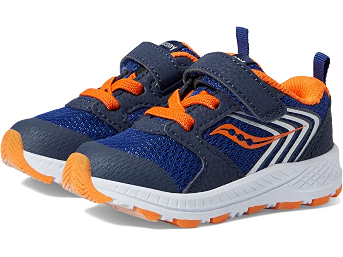 (取寄) サッカニー キッズ ボーイズ ウィンド FST (トドラー/リトル キッド) Saucony Kids boys Saucony Kids Wind FST (Toddler/Little Kid) Navy/Orange