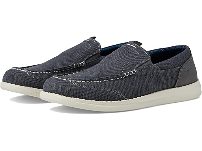 (取寄) ナン ブッシュ メンズ ブリュースキー キャンバス モカシン トゥ ヴェニーシャン スリップ-オン Nunn Bush men Nunn Bush Brewski Canvas Moccasin Toe Venetian Slip-On Gunmetal