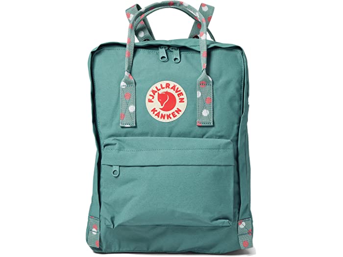 () tF[[x Fjllrven Fjallraven Kanken Frost Green/Confetti Pattern