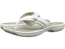 () N[NX fB[X u[Y V[ Clarks women Clarks Breeze Sea White Synthetic