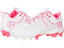 (取寄) アンダーアーマー シューズ キッズ グライド ソフトボール クリート Under Armour Kids girls Glyde Softball Cleat (Toddler/Little Kid/Big Kid) White/White 1