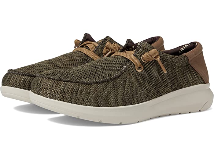 () ꥢå  ҥ ȥå 졼 Ariat men Hilo Stretch Lace Dark Olive