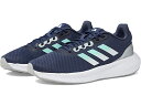 (取寄) アディダス スニーカー ランニングシューズ レディース ランファルコン 3.0 大きいサイズ adidas Running Women Runfalcon 3.0 Shadow Navy/Pulse Mint/Silver Metallic