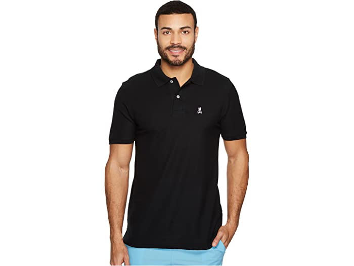 ()  Хˡ  饷å ݥ Psycho Bunny men Classic Polo Black