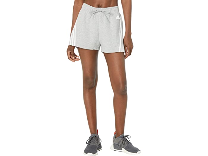 (取寄) アディダス レディース フューチャー アイコンズ 3ストライプ ショーツ adidas women adidas Future Icons 3-Stripes Shorts Medium Grey Heather 2