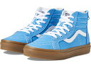 (取寄) バンズ スニーカー キッズ ボーイズ SK8 ハイカット ジップ 大きいサイズ Vans Kids boys Sk8-Hi Zip Gum Azure Blue