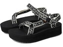 (取寄) テバ レディース フラットフォーム ユニバーサル Teva women Flatform Universal Bandana Black/Birch