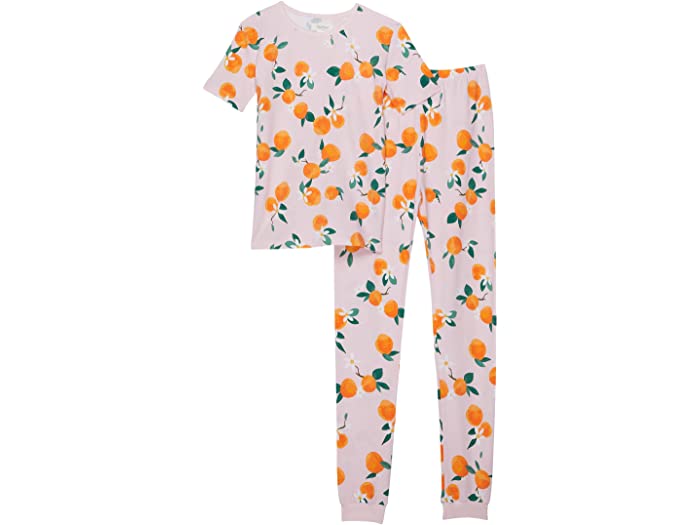 (取寄) ベッドヘッドパジャマ キッズ キッズ ショート スリーブ スナグ フィット Pj セット (トドラー/リトル キッズ/ビッグ キッズ) BedHead Pajamas Kids kids Short Sleeve Snug Fit PJ Set (Toddler/Little Kids/Big Kids) Orange Blossom