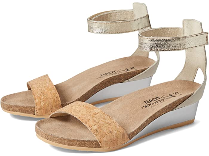 () ʥ ǥ ԥ Naot women Pixie Cork Leather/Soft Ivory Leather/R...