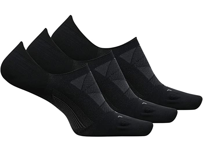 (取寄) フィーチャーズ エリート インビジブル 3-ペア パック Feetures Elite Invisible 3-Pair Pack Black