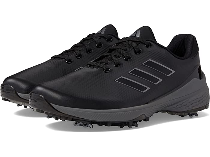 (取寄) アディダス ゴルフシューズ メンズ ゴルフシューズ 大きいサイズ adidas Golf men ZG23 Lightstrike Golf Shoes Core Black/Dar..