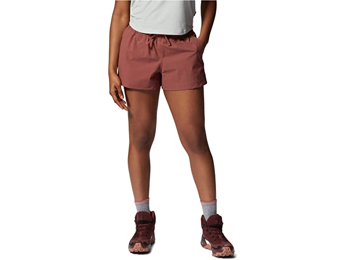 (取寄) マウンテンハードウェア レディース プル-オン ショーツ Mountain Hardwear women Mountain Hardwear Basswood Pull-On Shorts Clay Earth