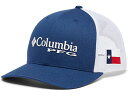 (取寄) コロンビア パフォーマンス フィッシング ギア メッシュ スナップ バック ボールキャップ Columbia Columbia PFG Mesh Snap Back Ballcap Carbon/White/TX Flag