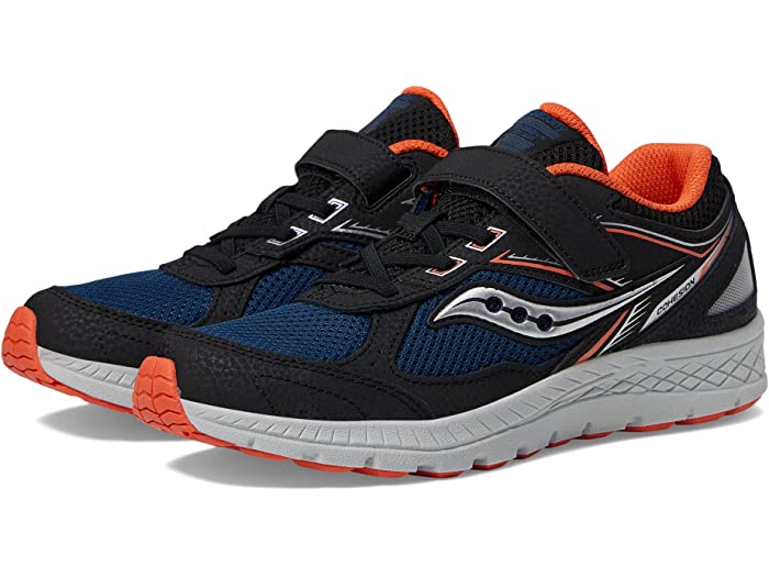 (取寄) サッカニー キッズ ボーイズ コーヒージョン 14 LTT (リトル キッド/ビッグ キッド) Saucony Kids boys Saucony Kids Cohesion 14 LTT (Little Kid/Big Kid) Black/Navy/Rust