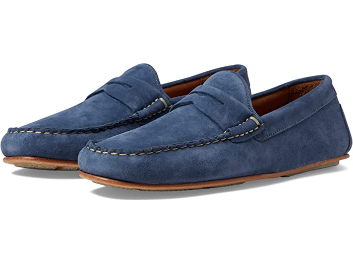 () AGhY Y yj[ Allen Edmonds men Allen Edmonds Supersport Penny Denim Suede