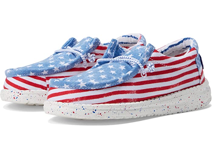 (取寄) ヘイ デュード キッズ ウォーリー パトリオティック (トドラー) Hey Dude kids Hey Dude Wally Patriotic (Toddler) Stars/Stripes