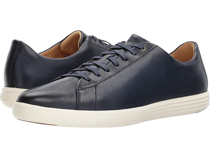 コールハーン (取寄) コールハーン メンズ スニーカー グランド クロスコート リ レザーシューズ ネイビー Cole Haan Grand Crosscourt II Navy Leather Burnish