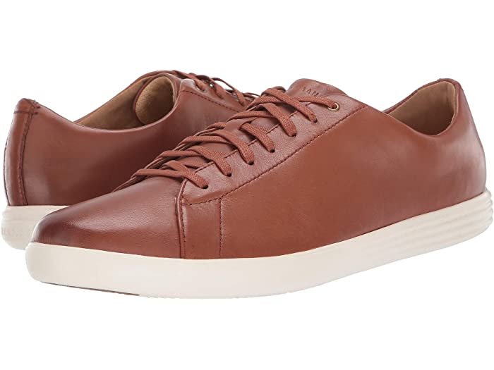 (取寄) コールハーン メンズ グランド クロスコート リ Cole Haan men Grand Crosscourt II Tan Leather Burn...