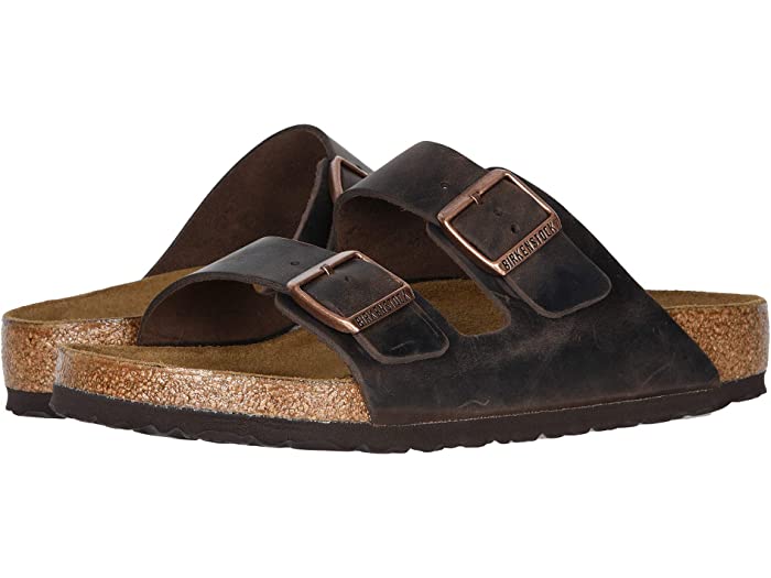 (取寄) ビルケンシュトック アリゾナ - オイルド レザー (ユニセックス) Birkenstock Arizona - Oiled Leather (Unisex) Habana Oiled Leather