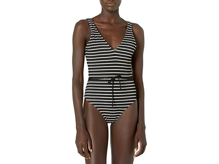 (取寄) ボディ グローブ レディース ウィメンズ スタンダード パム Vネック ワンピース スイムスーツ ウィズ ディープ V バック Body Glove women Womens Standard Pam V-Neck One-Piece Swimsuit with Deep V Back Kaia Stripe